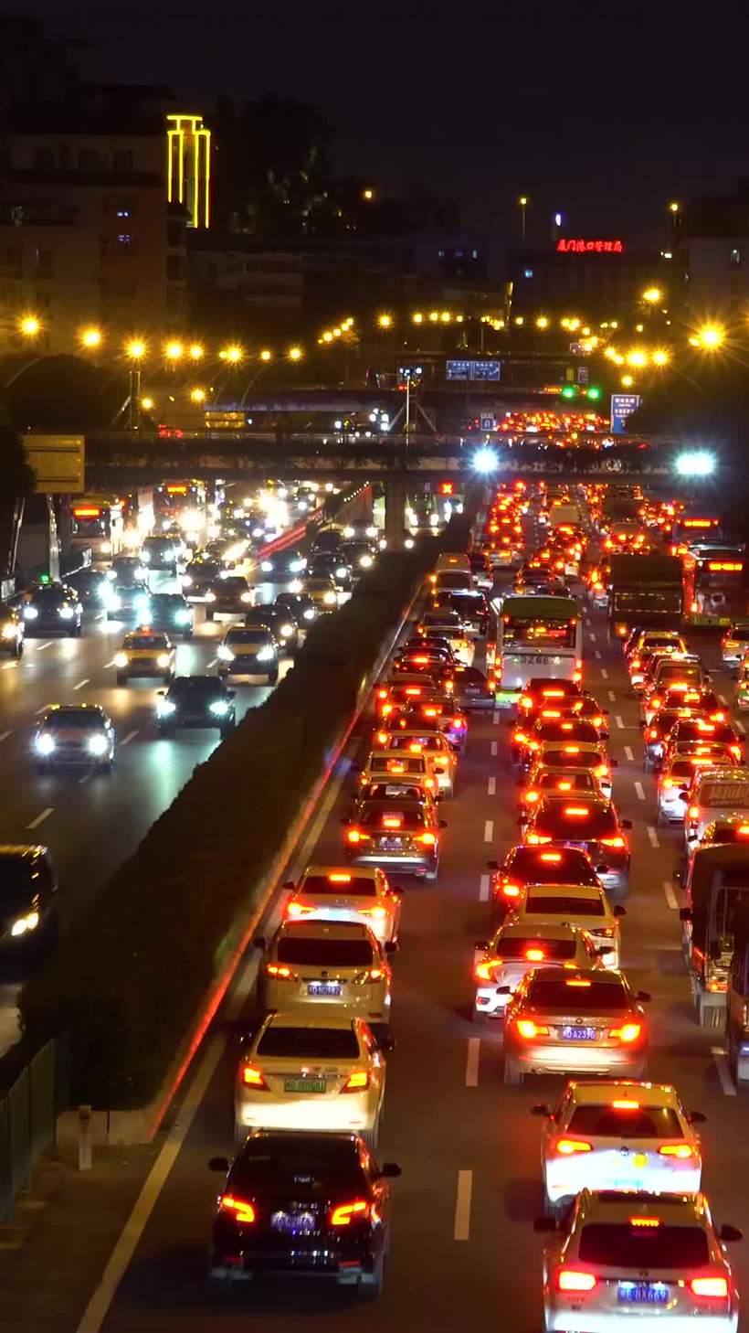 夜晚的车流合集第一辑mp4