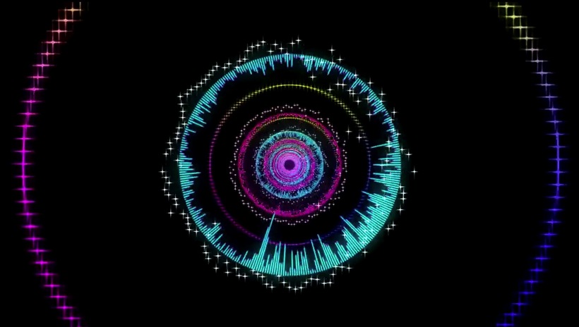 超炫圆环震动声波背景视频最炫酷