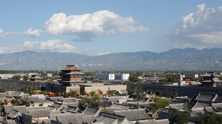 山西忻州古城延时摄影4K视频视频素材