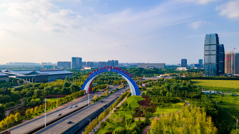 8k延时航拍石家庄正定新区mp4