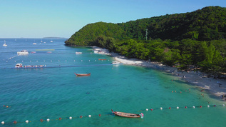 泰国沙滩海景航拍视频素材