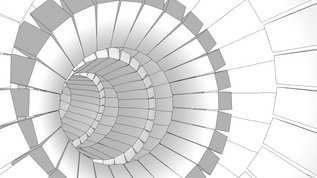 素描单色循环穿梭背景视频[无缝反复]视频模板下载