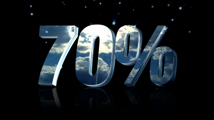 百分之七十三维立体数字背景视频百分之四十