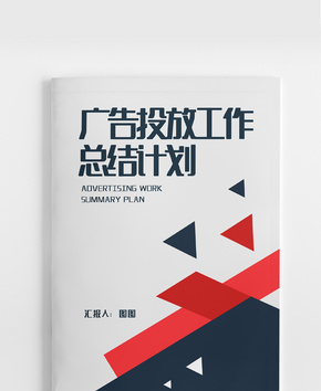 广告投放工作总结计划表格word文档