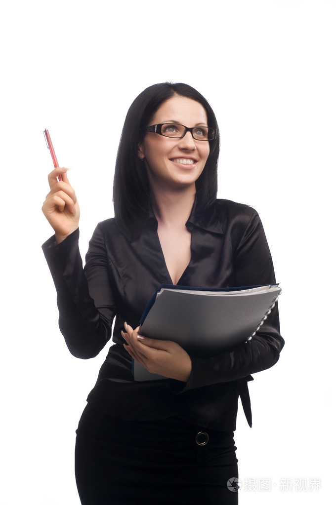 性感戴眼镜的年轻老师照片-正版商用图片0005ze-摄图新视界