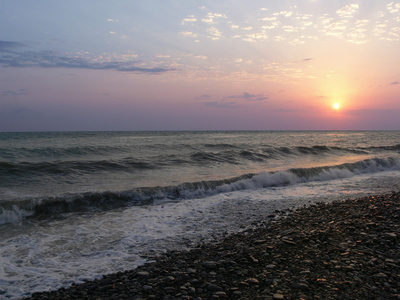 海上日落