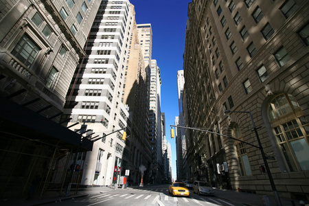 古典纽约百老汇街曼哈顿图片