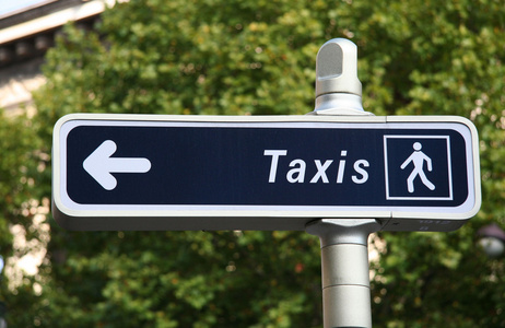 法国巴黎出租车标志