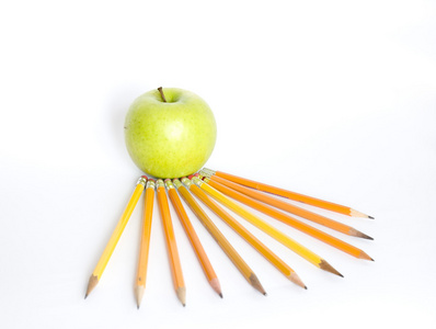 铅笔和苹果