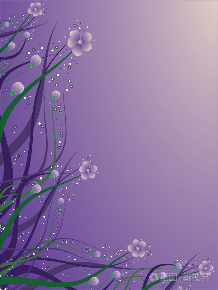 紫罗兰花背景