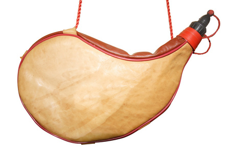 整张葡萄酒囊以整张羊皮制成照片