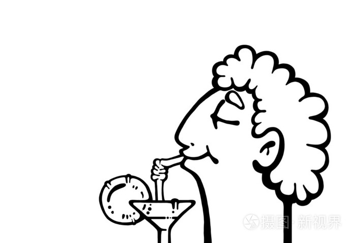 黑人白人酗酒者