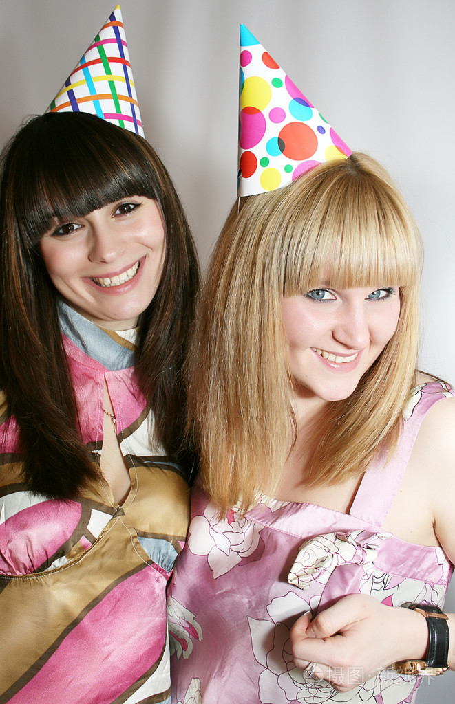 女的生日帽照片-正版商用图片001dfi-摄图新视界