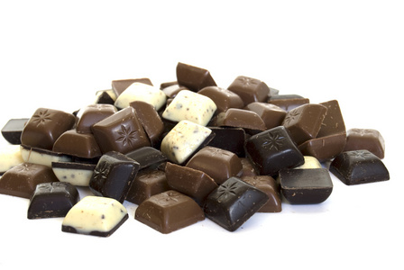 白和黑巧克力图片