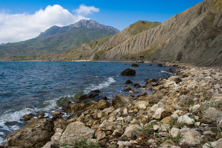 山景和海岸景观