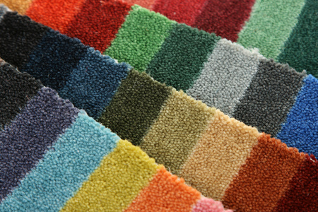 地毯的颜色样本