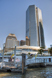 布里斯班摩天大楼澳大利亚八月