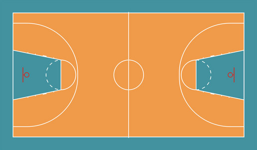 篮球区域图片-篮球区域素材-篮球区域插画-摄图新视界