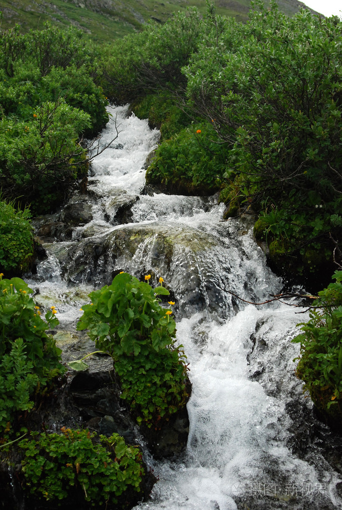 山涧山区河流山溪
