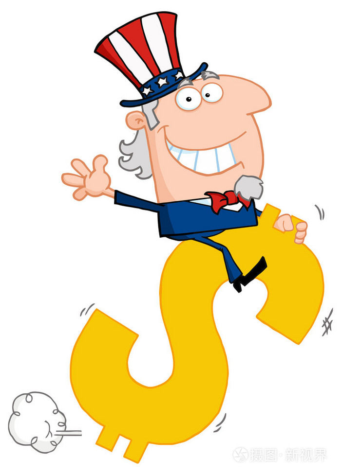 山姆大叔字符插画-正版商用图片003yvn-摄图新视界