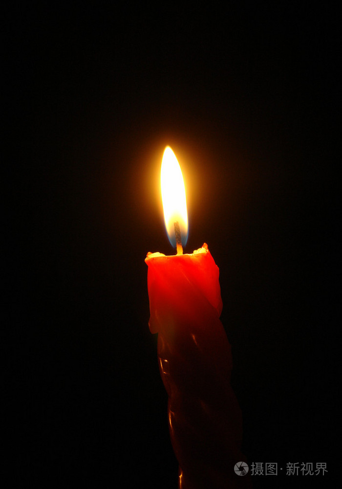 蜡烛烛光蜡烛状物