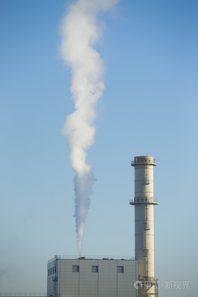 工厂和烟雾污染产业观