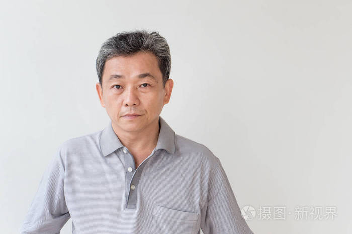 中年时期,旧的画像,老人看