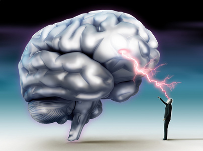 头脑风暴概念形象与人类的大脑