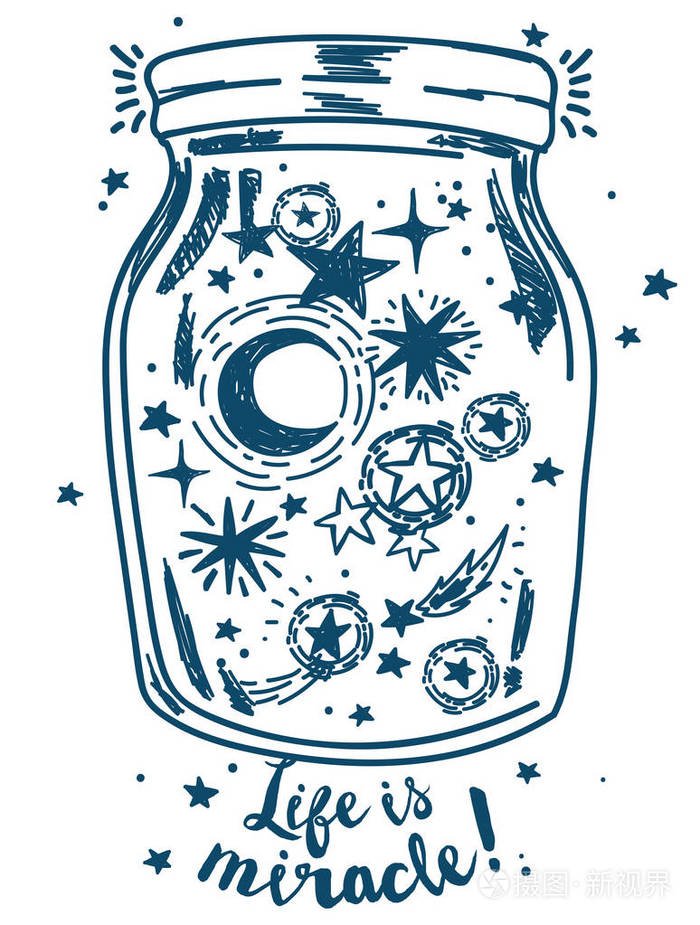 星星和月亮里面神奇罐
