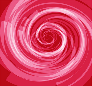 红色的螺旋线抽象背景