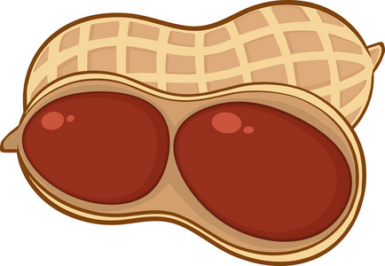 趣的花生卡通人物烹饪花生漫画风格卡通可爱又搞笑的漫画蛋糕抓到花生