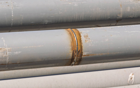 环形对接焊焊缝管照片