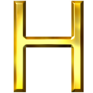 3D金字母h