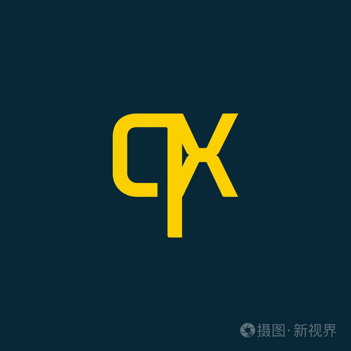 连接的标识与字母 Qx