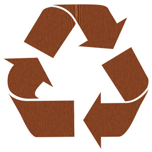 木制回收标志