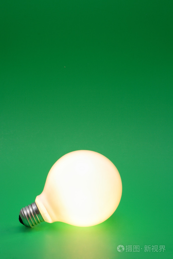绿色灯泡照片-正版商用图片006cs3-摄图新视界