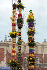 克拉科夫复活节星期日棕榈上主广场