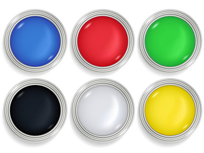 油漆罐设置油漆容器多彩涂料室内调色板