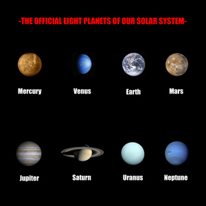 我们太阳系的八大行星图片
