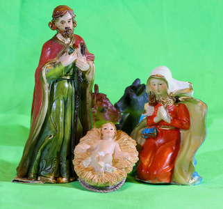 玛丽和约瑟夫与耶稣的孩子