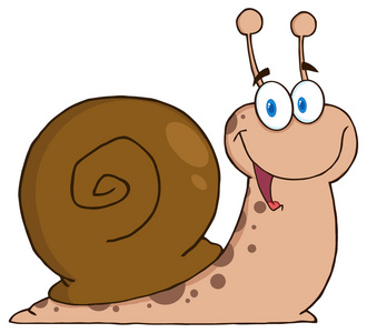 蜗牛卡通吉祥物形象