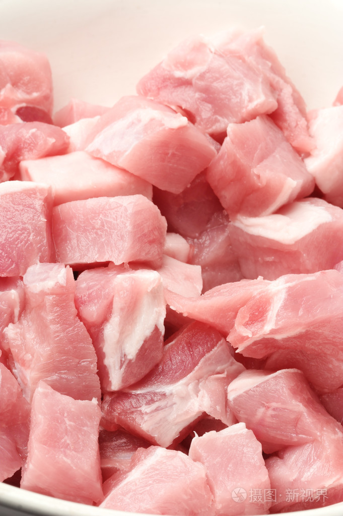 方形猪肉块