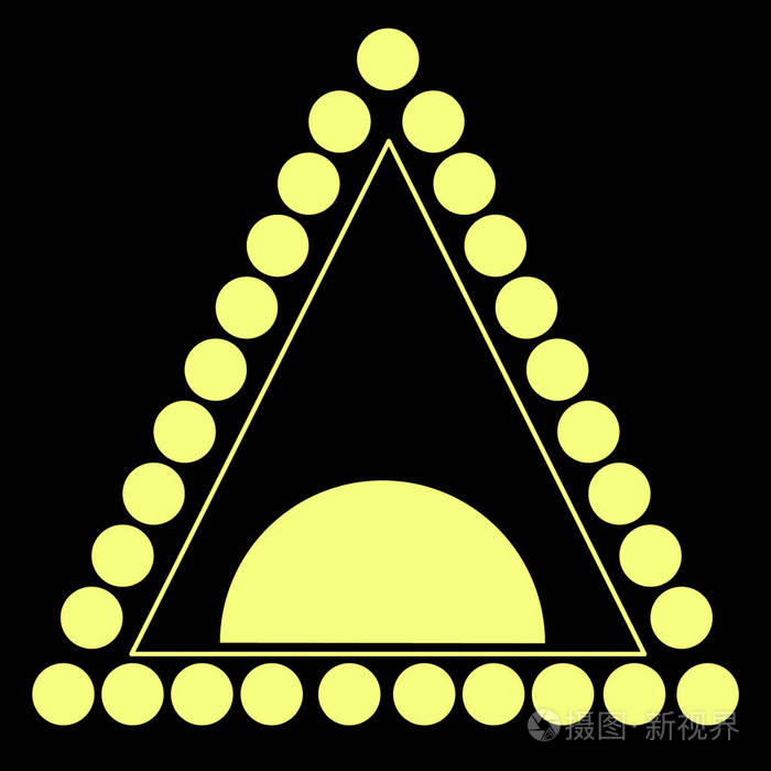 三角形和圆形组成物体图片