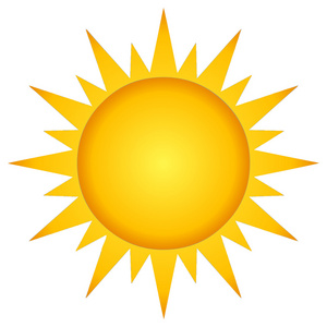 夏天炎热的太阳照片