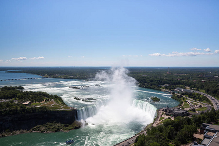 尼亚加拉大瀑布在加拿大方面有神奇的力量