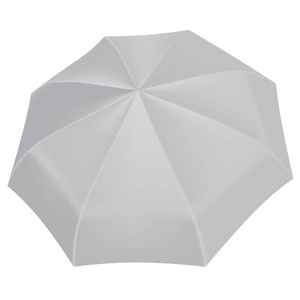 把黄色的雨伞图标背景上孤立.平面设计矢量图包装符号.