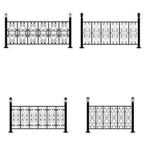 栅栏矢量图标集