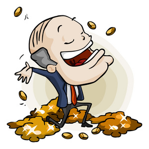 有钱人漫画图片
