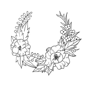 鲜花花圈架照片