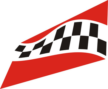 赛车的旗帜图片